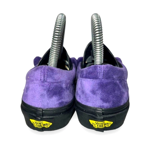 Sailor Moon Pretty Guardian Luna Slip-on Vans Sneakers Purple / Black Youth 2 - Picture 6 of 12